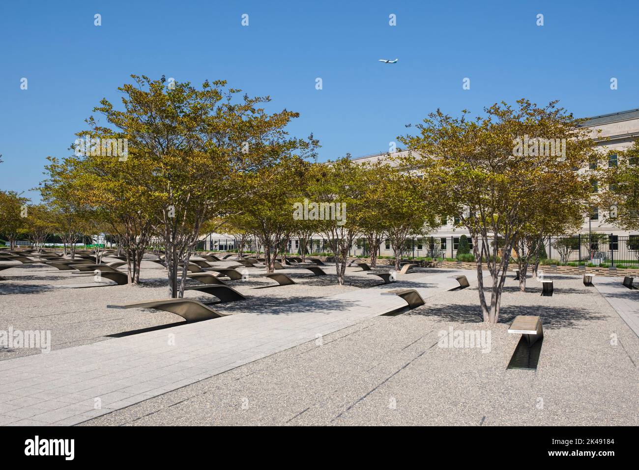 Pentagon 9-11 Memorial Stock Photo