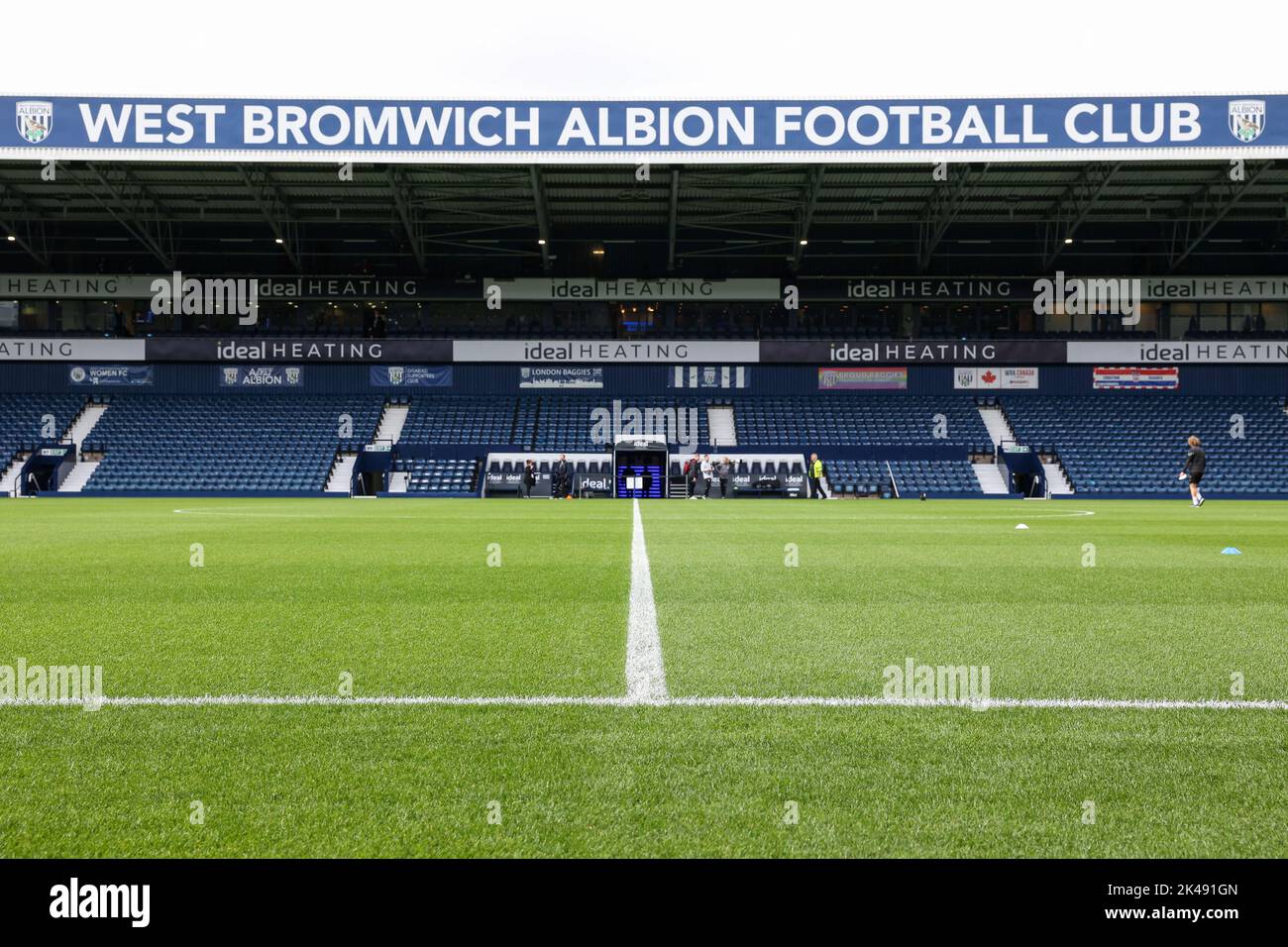 General view of the Hawthorns during the Sky Bet Championship match West Bromwich Albion vs Swansea City at The Hawthorns, West Bromwich, United Kingdom, 1st October 2022  (Photo by Simon Bissett/News Images) Stock Photo