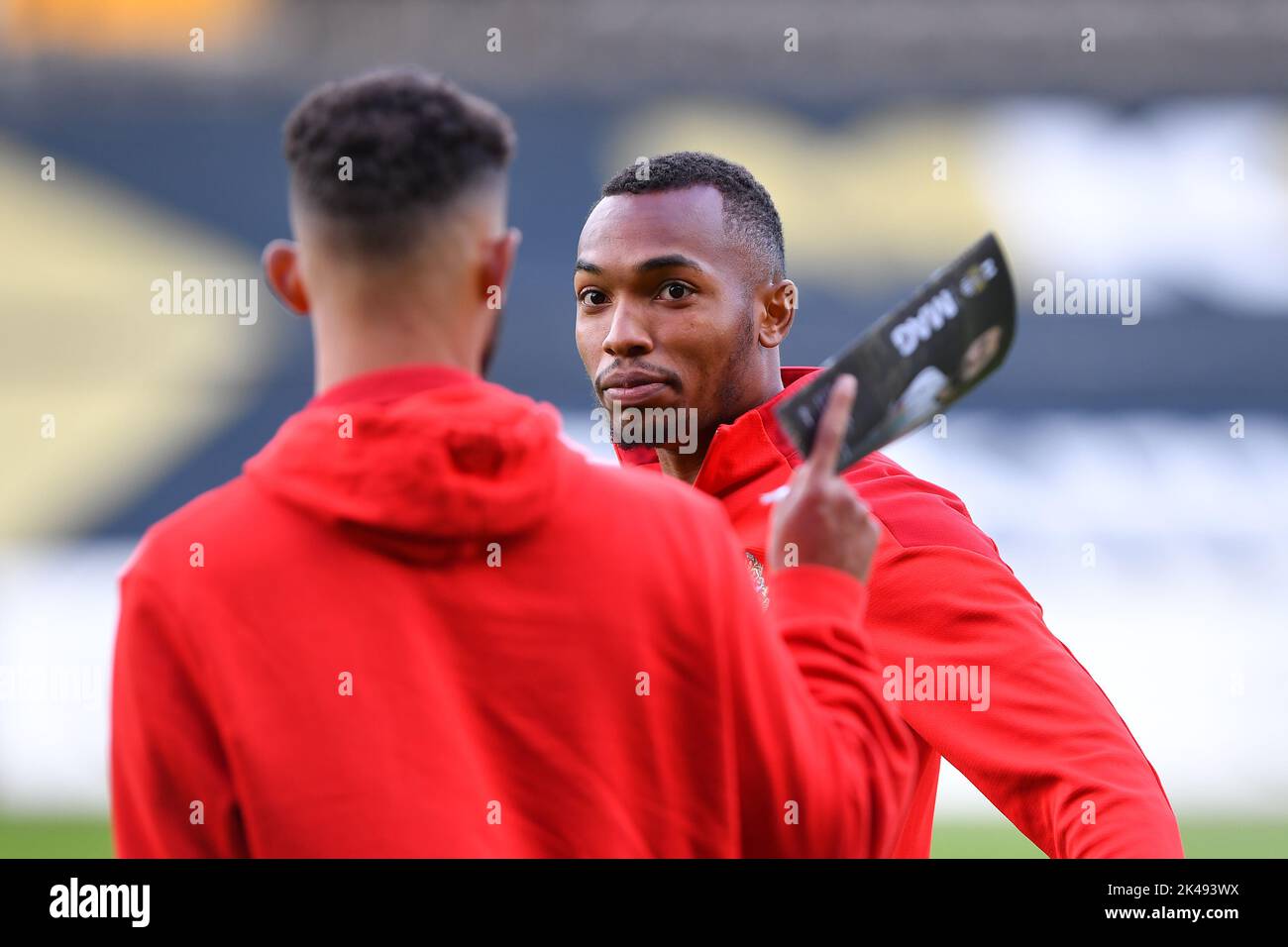 Nottingham, UK. 1st October 2022Alex Samizadeh of Altrincham during the Vanarama National League match between Notts County and Altrincham at Meadow Lane, Nottingham on Saturday 1st October 2022. (Credit: Jon Hobley | MI News) Credit: MI News & Sport /Alamy Live News Stock Photo