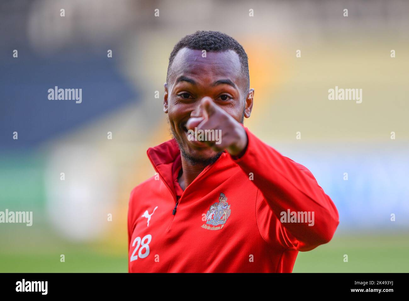 Nottingham, UK. 1st October 2022Alex Samizadeh of Altrincham during the Vanarama National League match between Notts County and Altrincham at Meadow Lane, Nottingham on Saturday 1st October 2022. (Credit: Jon Hobley | MI News) Credit: MI News & Sport /Alamy Live News Stock Photo
