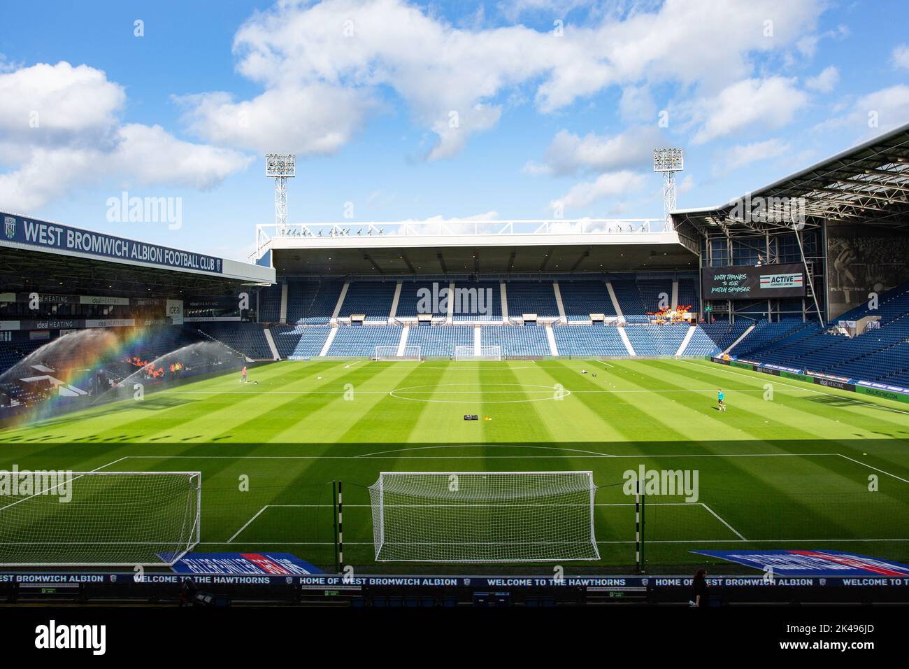 West Bromwich, UK. 1st October 2022. A general view of the The hawthorns Stadium before the Sky Bet Championship match between West Bromwich Albion and Swansea City at The Hawthorns, West Bromwich on Saturday 1st October 2022. (Credit: Gustavo Pantano | MI News) Credit: MI News & Sport /Alamy Live News Stock Photo