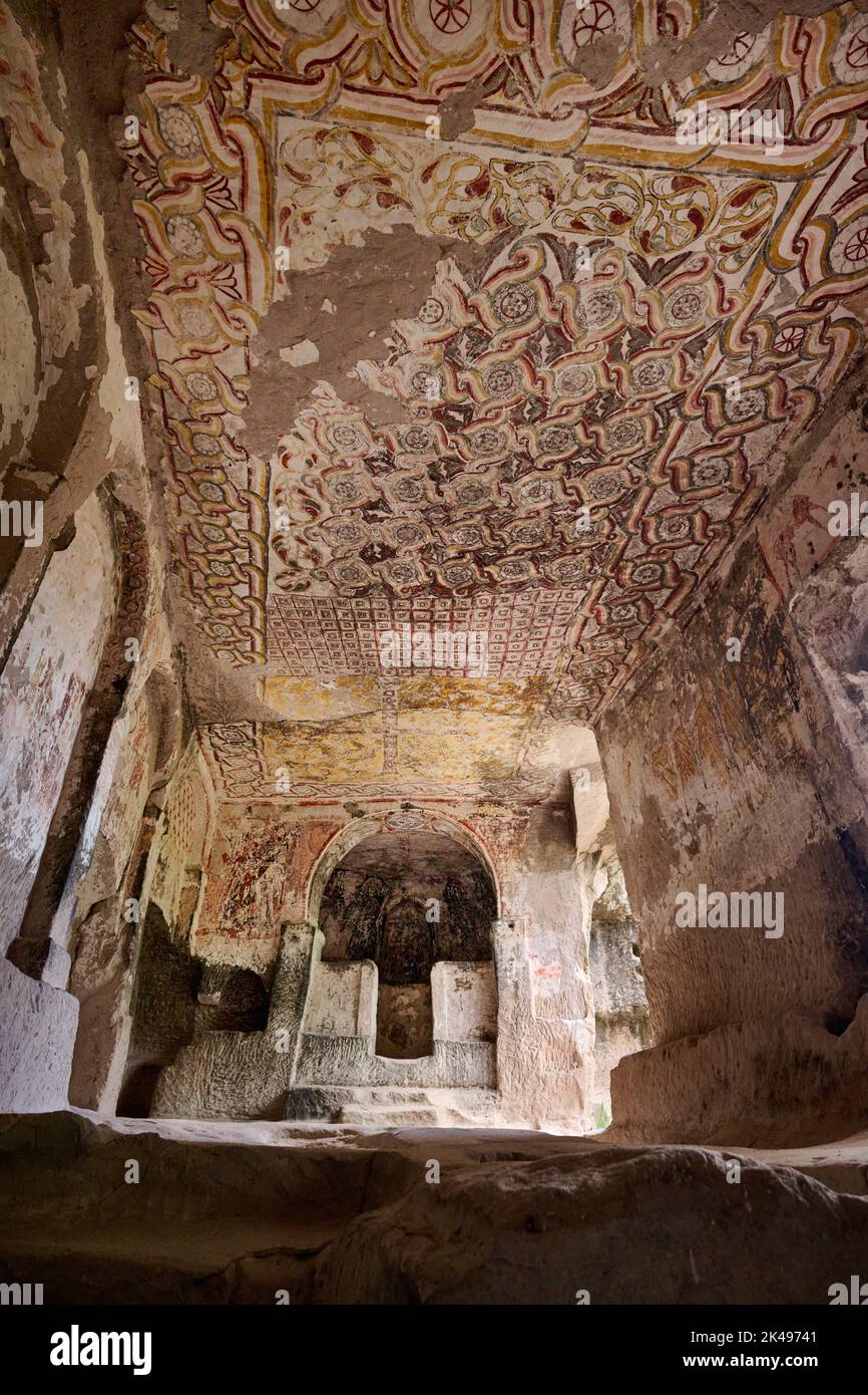 Aziz Stephanos church im Keslik Monastery, Cappadocia, Anatolia, Turkey Stock Photo