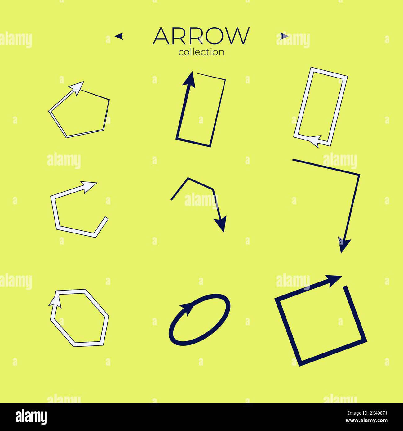 Set of colour arrows. Colorful comic arrow. Direction arrows. Symbol set. Vector navigation