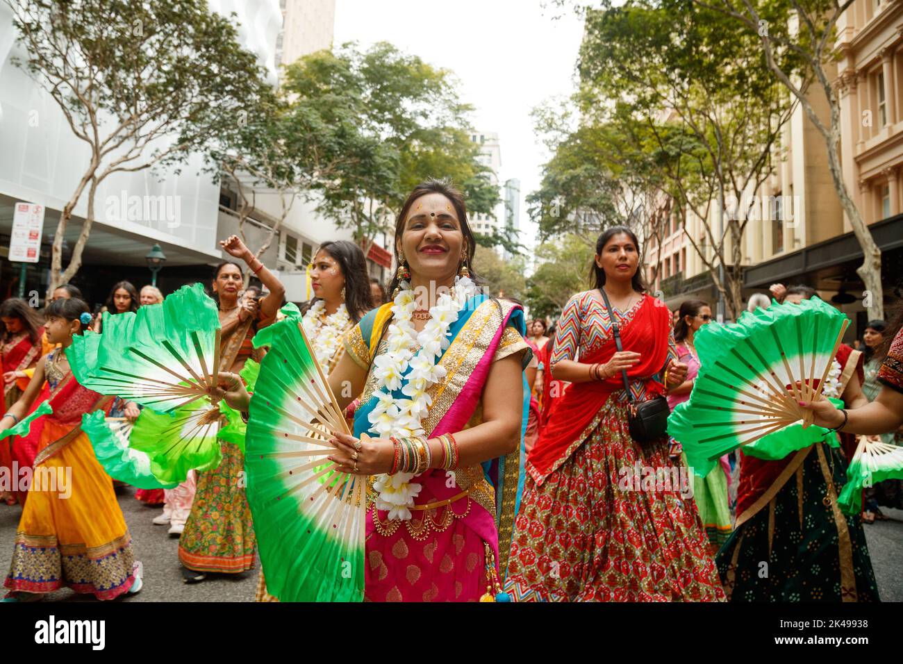 BELO HORIZONTE, MG - 22.08.2015: FESTIVAL RATHA-YATRA - evento religioso-cultural  milenar organizado pela Movimento Hare Krishna de Belo Horizonte. (Foto:  Nereu Jr. / Fotoarena Stock Photo - Alamy