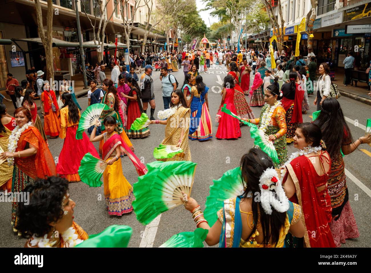 BELO HORIZONTE, MG - 22.08.2015: FESTIVAL RATHA-YATRA - evento religioso-cultural  milenar organizado pela Movimento Hare Krishna de Belo Horizonte. (Foto:  Nereu Jr. / Fotoarena Stock Photo - Alamy