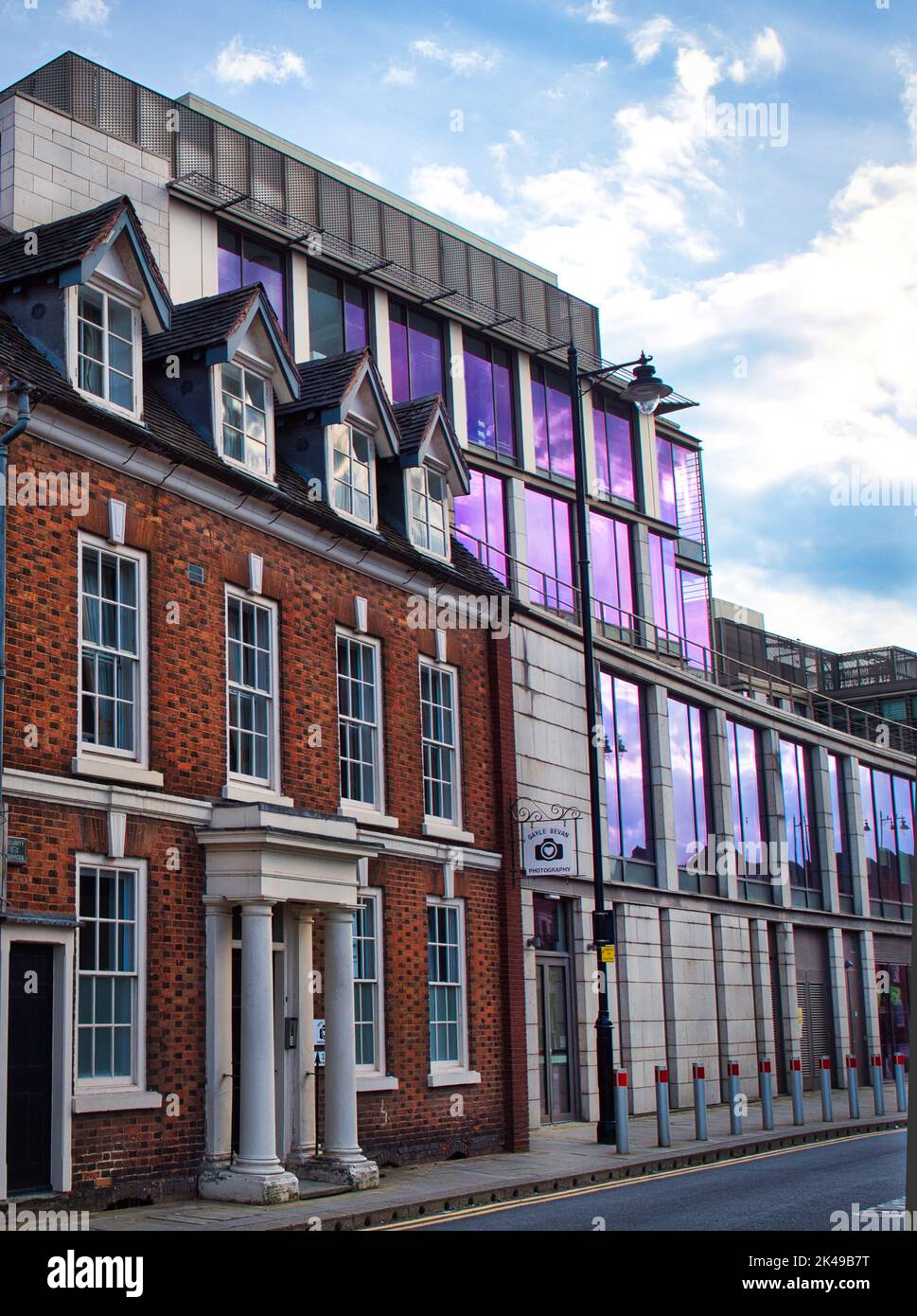 Stafford old and new buildings Stock Photo Alamy