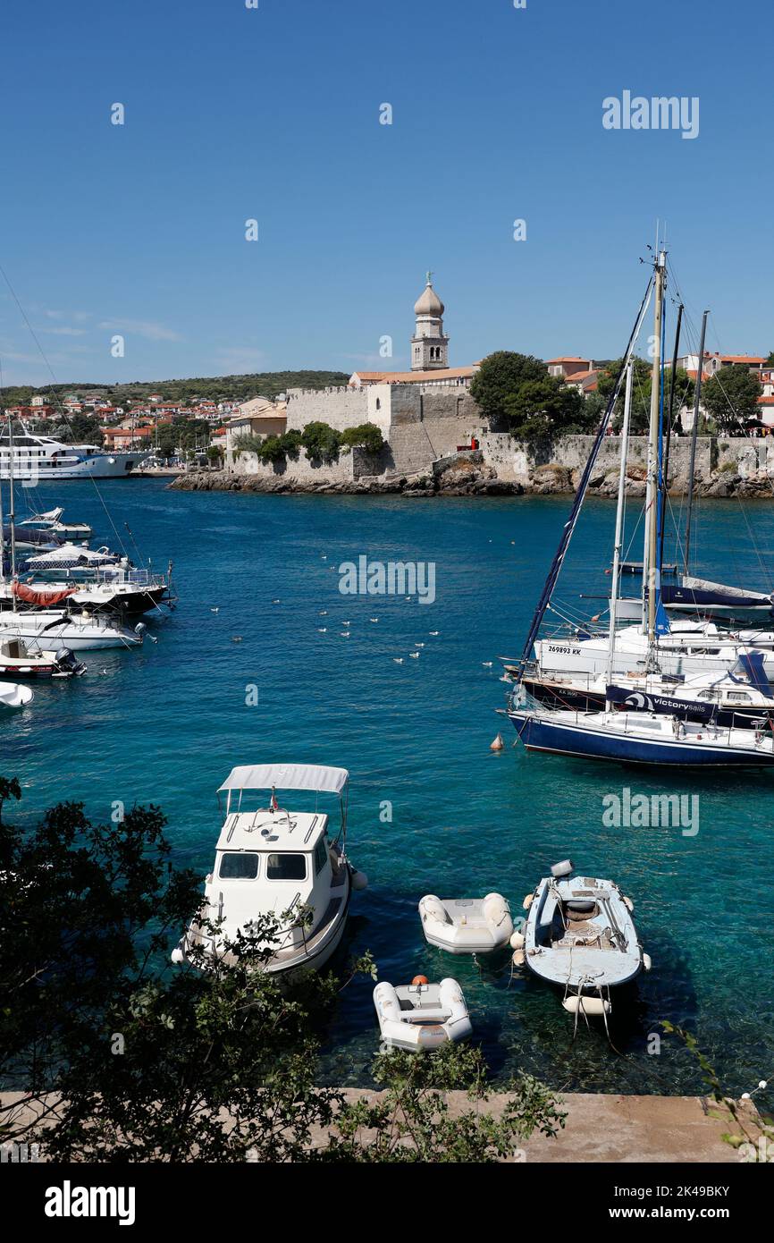 Krk Island,Croatia,Europe. Stock Photo