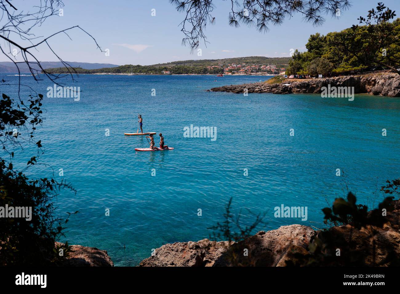 Krk Island, Croatia,Europe. Stock Photo