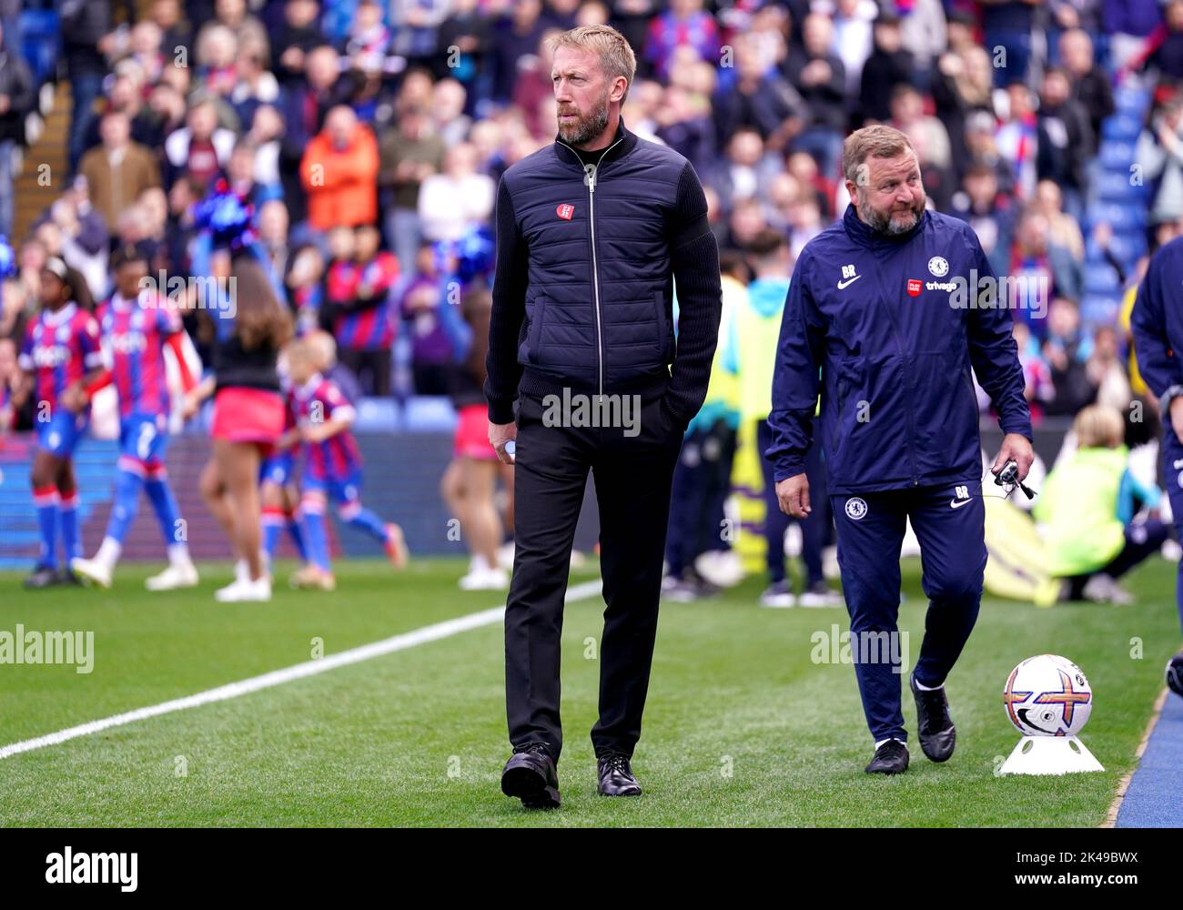 Chelsea manager Graham Potter ahead of the Premier League match at Selhurst Park, London. Picture date: Saturday October 1, 2022. Stock Photo