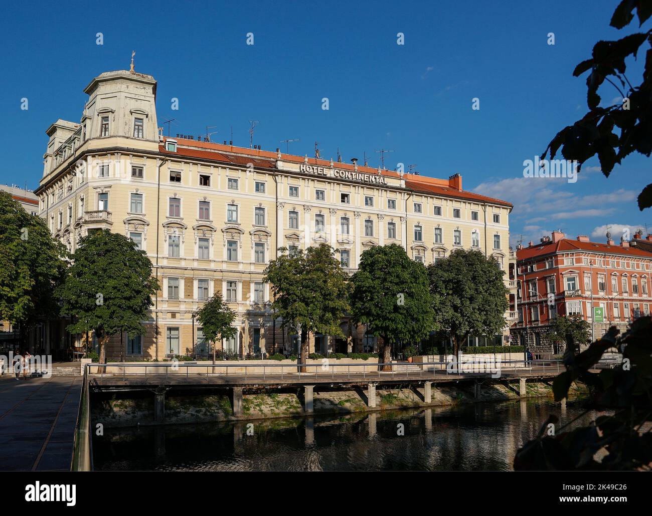 Hotel Continetal in Rijeka,Croatia, Europe Stock Photo