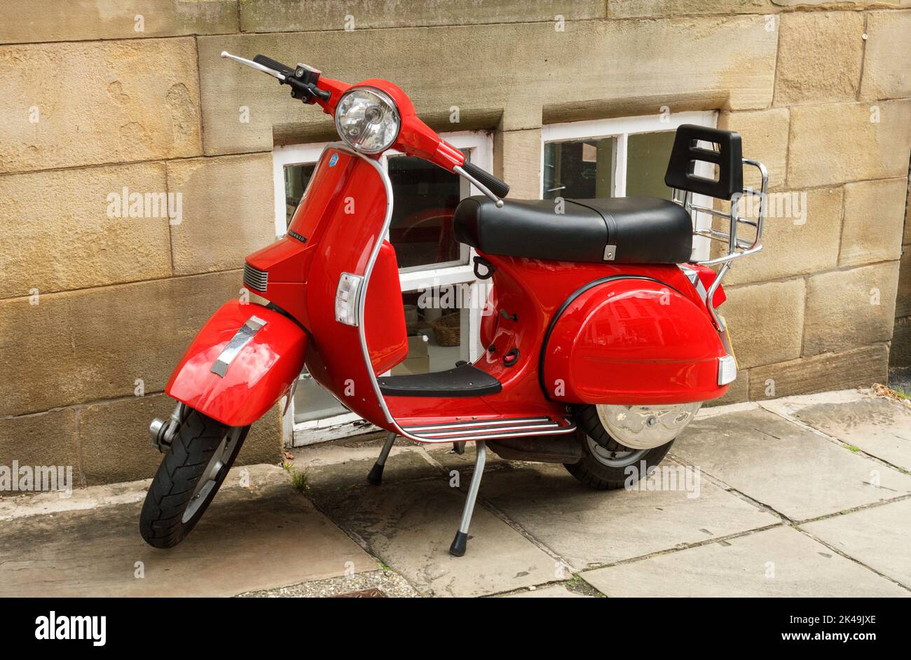 Vespa. Ribble Valley Scooter Rally 2022. Stock Photo