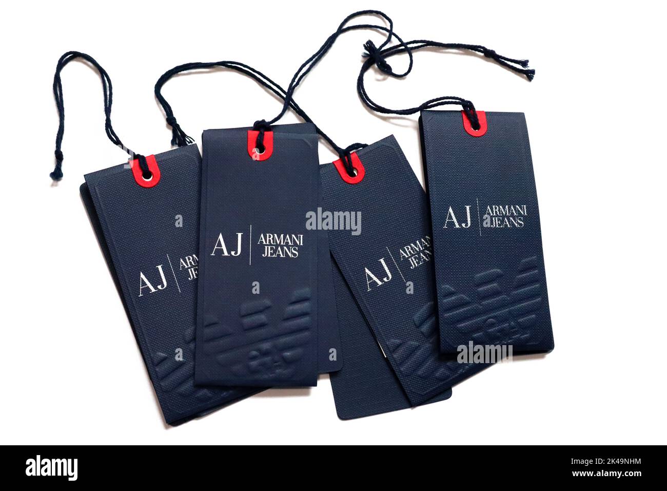 Armani jeans logo Cut Out Stock Images & Pictures - Alamy