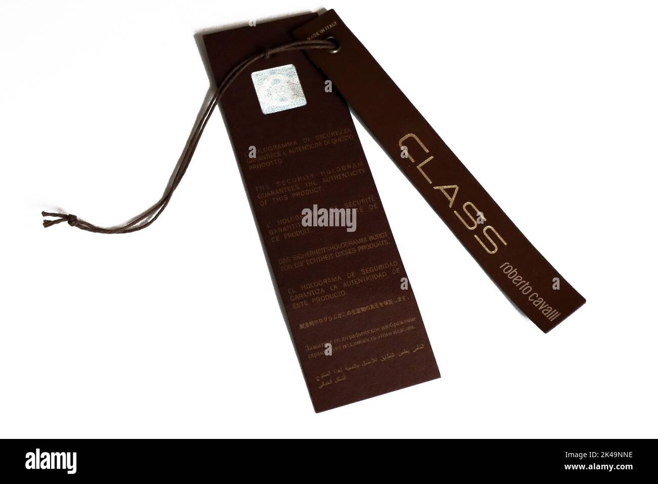 Designer clothing tag hi-res stock photography and images - Alamy