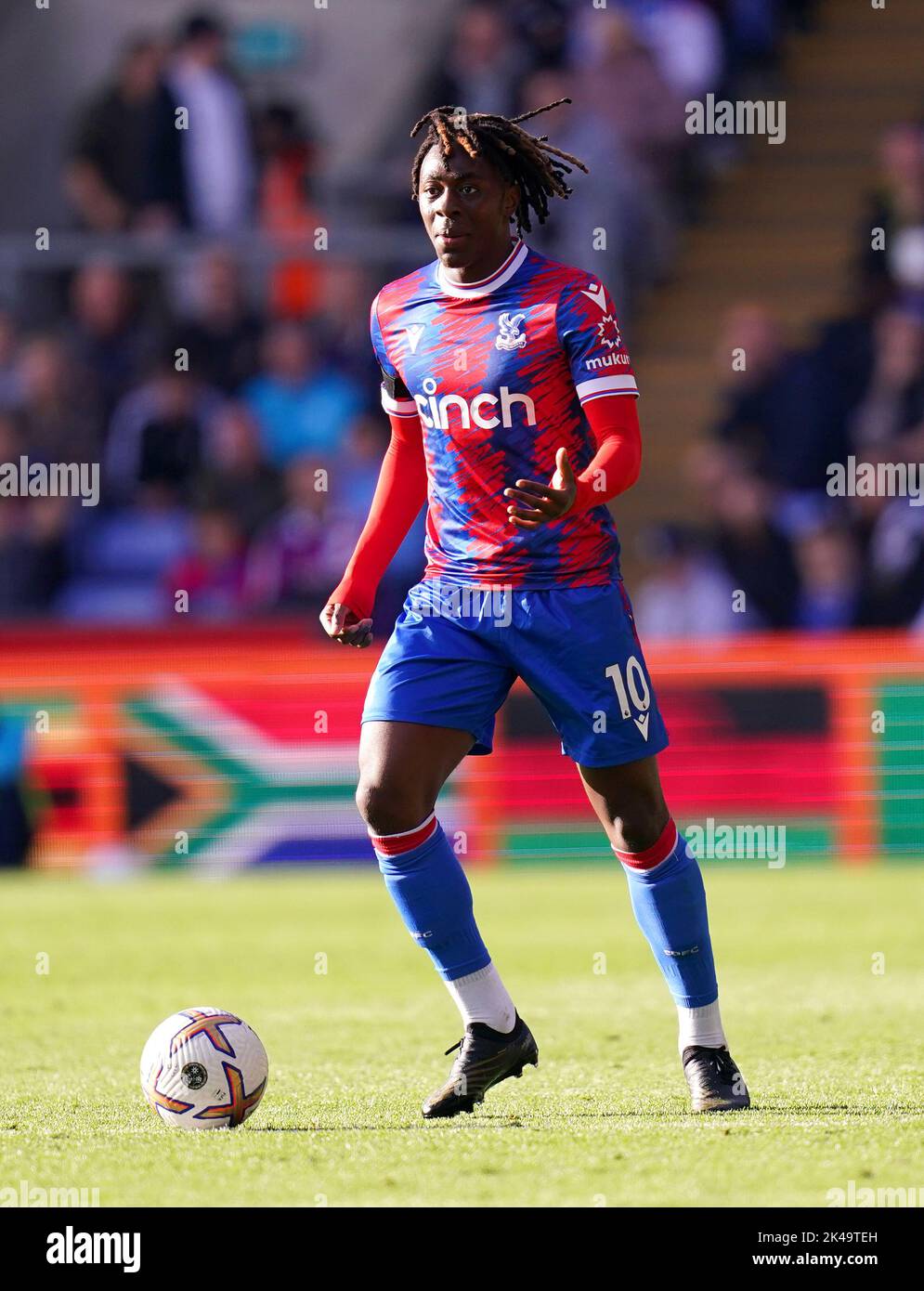 Crystal Palace's Eberechi Eze during the Premier League match at Selhurst Park, London. Picture date: Saturday October 1, 2022. Stock Photo