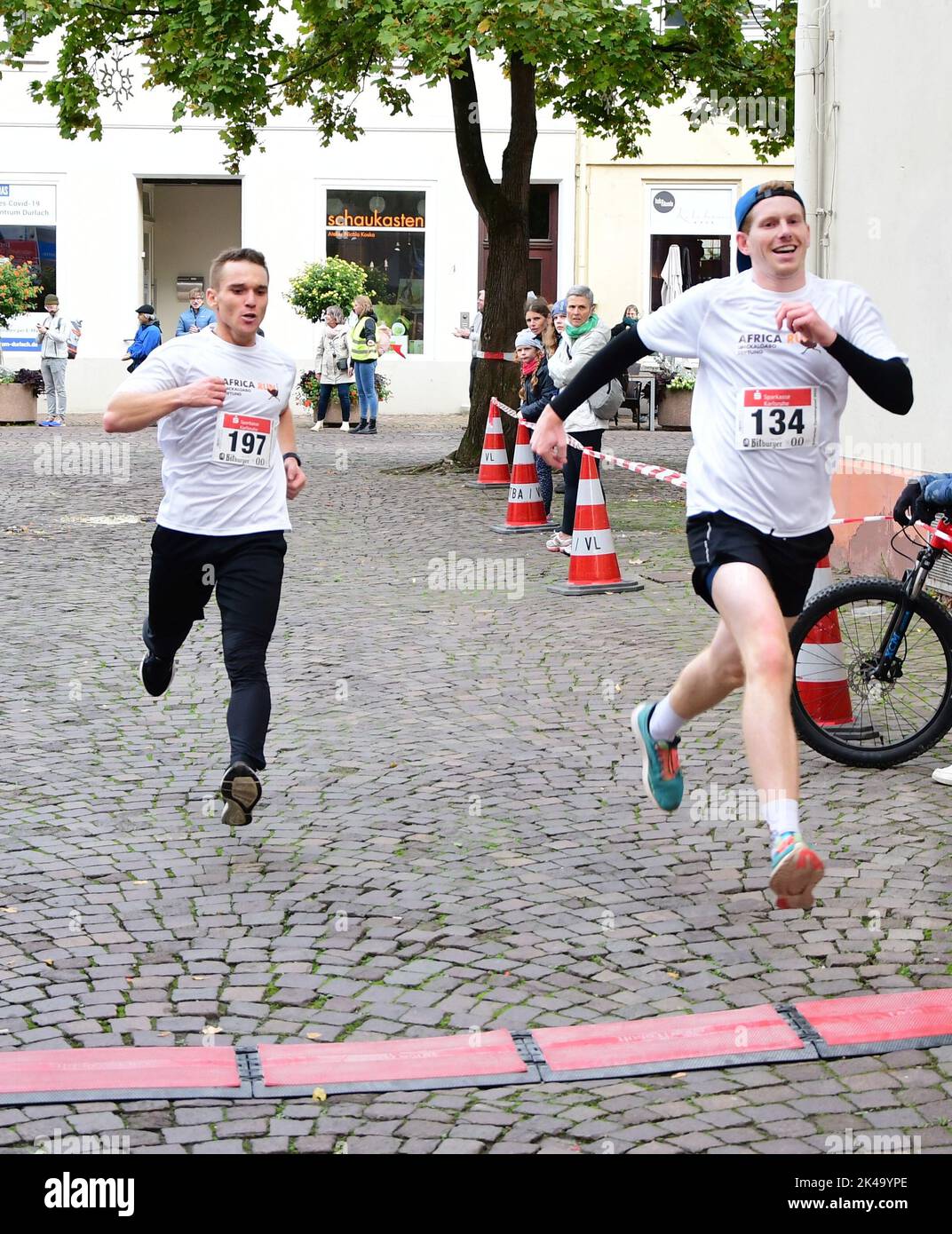 Turmberglauf 2022 run Durlach Turmberg TS Durlach Stock Photo