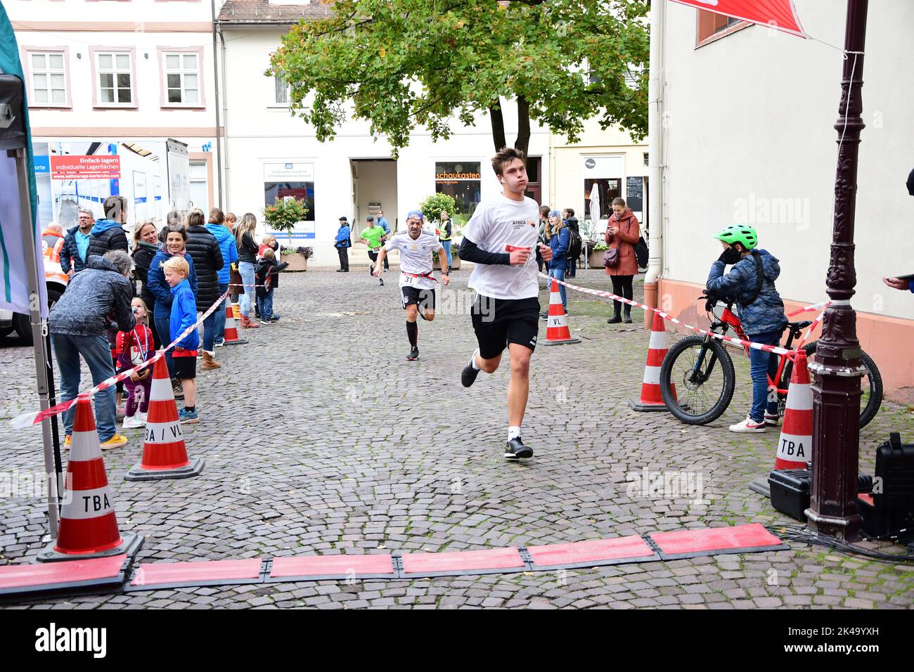 Turmberglauf 2022 run Durlach Turmberg TS Durlach Stock Photo