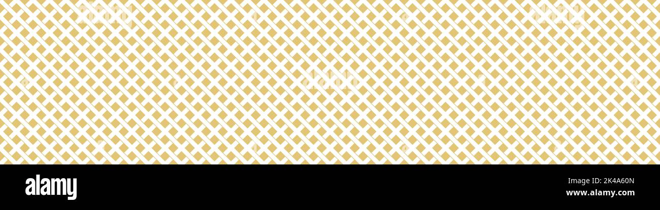 Seamless gold pattern on a white background. Golden weave. Illustration for backgrounds, banners, advertising and creative design. Flat style Stock Vector