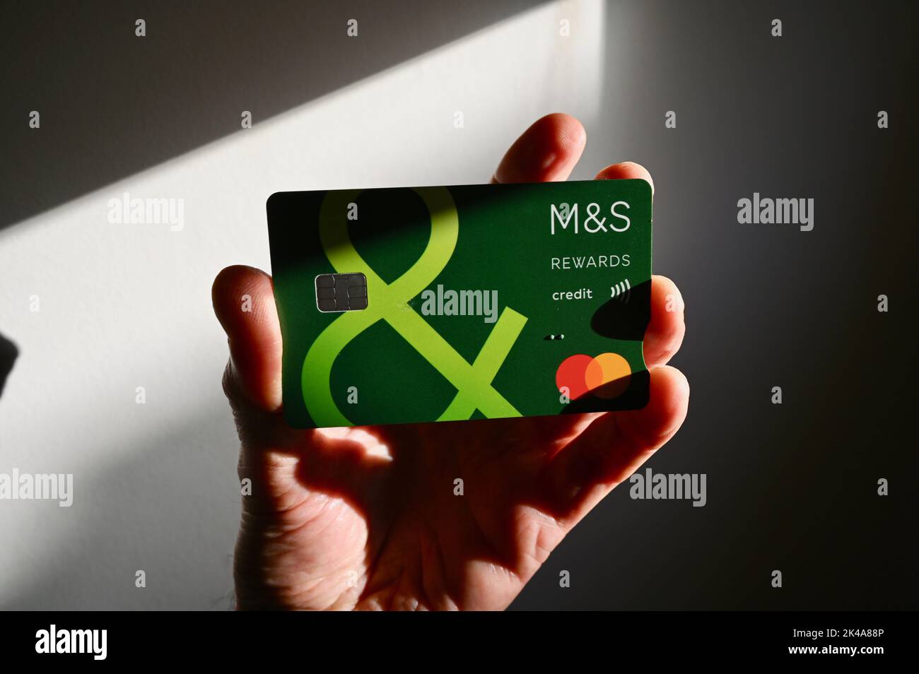 M&S Rewards Card Stock Photo