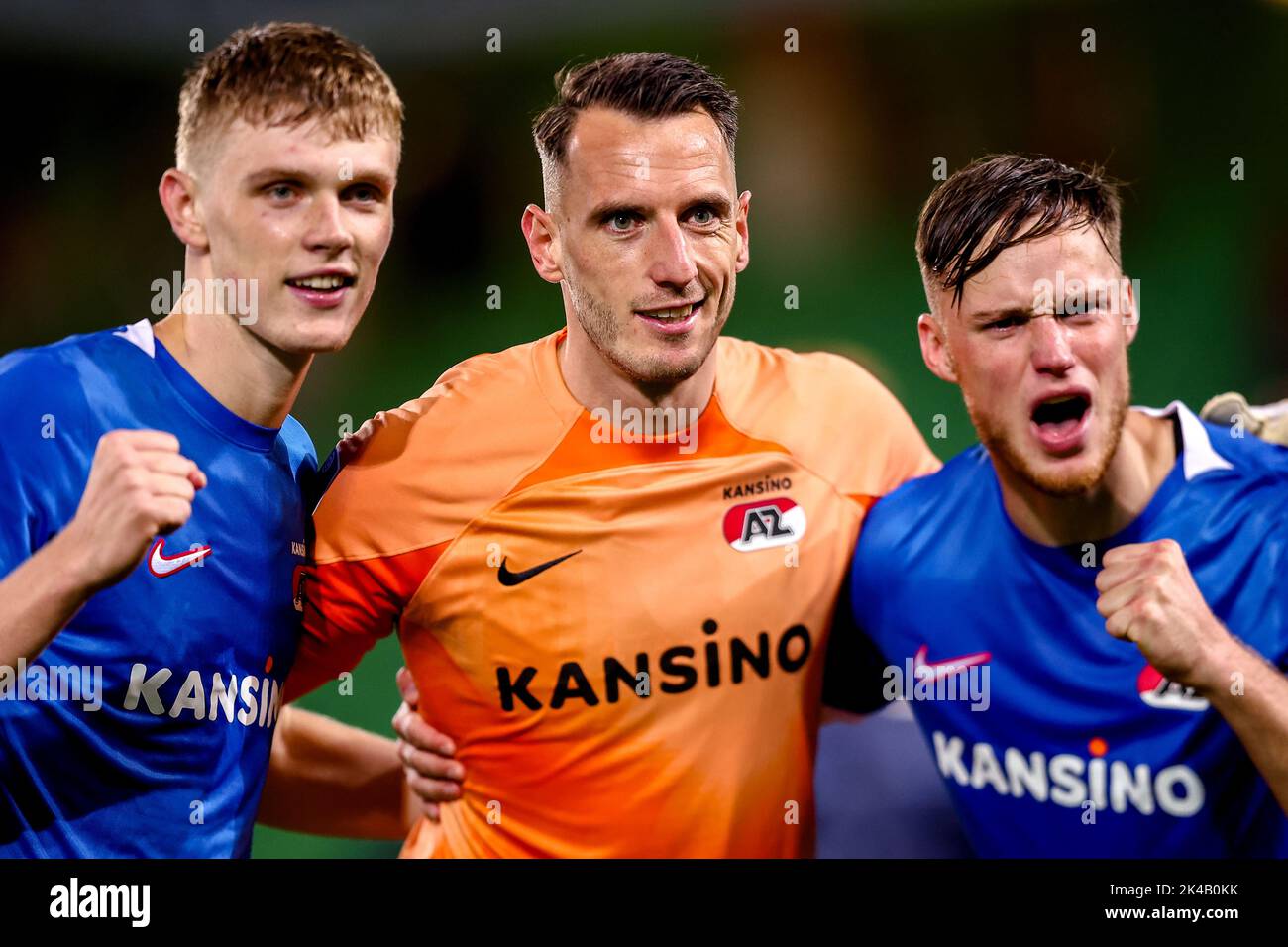 06-05-2023: Sport: Ajax v AZ AMSTERDAM, NETHERLANDS - MAY 6: Sam Beukema (AZ  Alkmaar) during the match Eredivisie AFC Ajax and AZ Alkmaar at Johan Cr  Stock Photo - Alamy