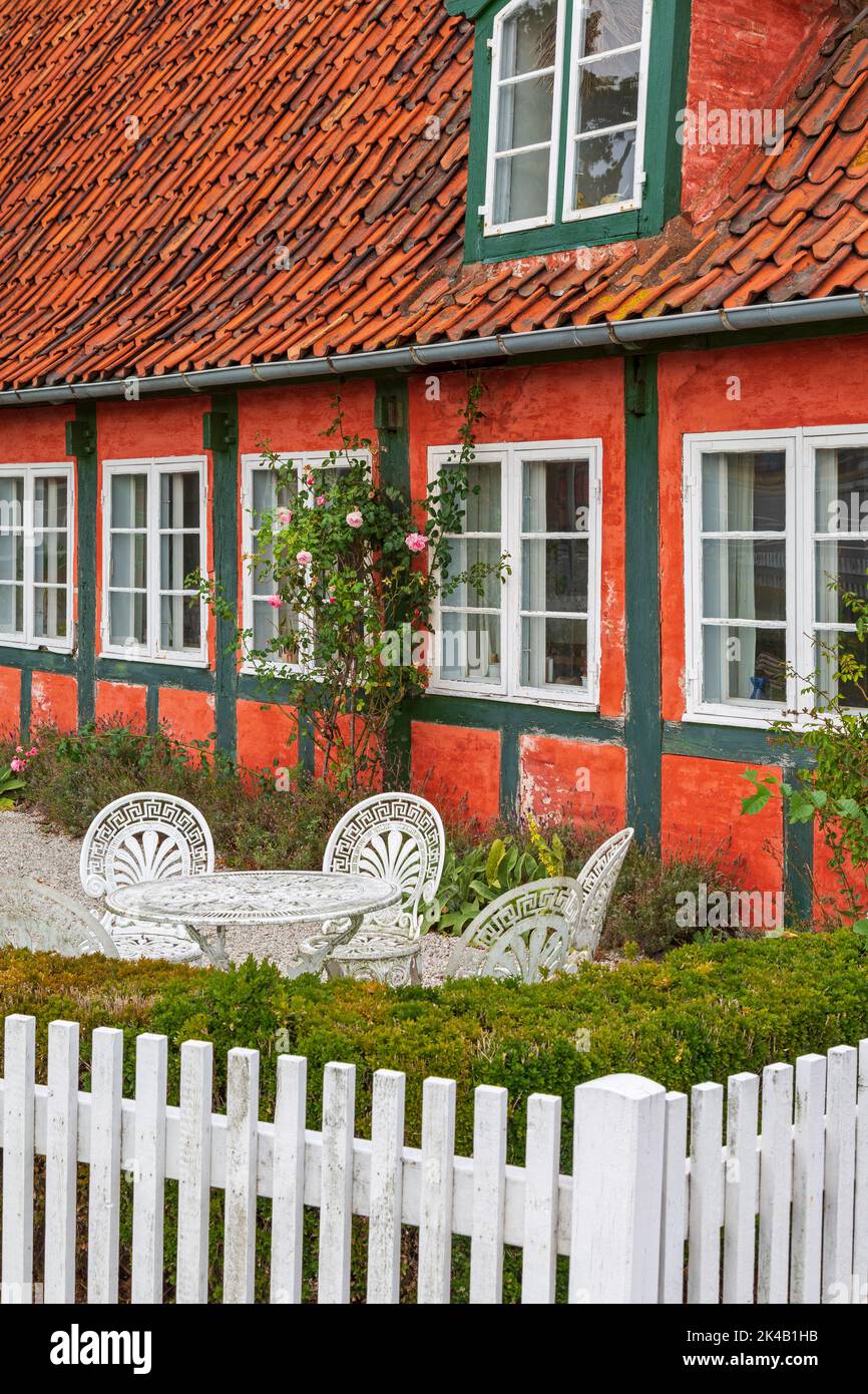 House, Ronne Port,Bornholm Island, Denmark, Europe Stock Photo