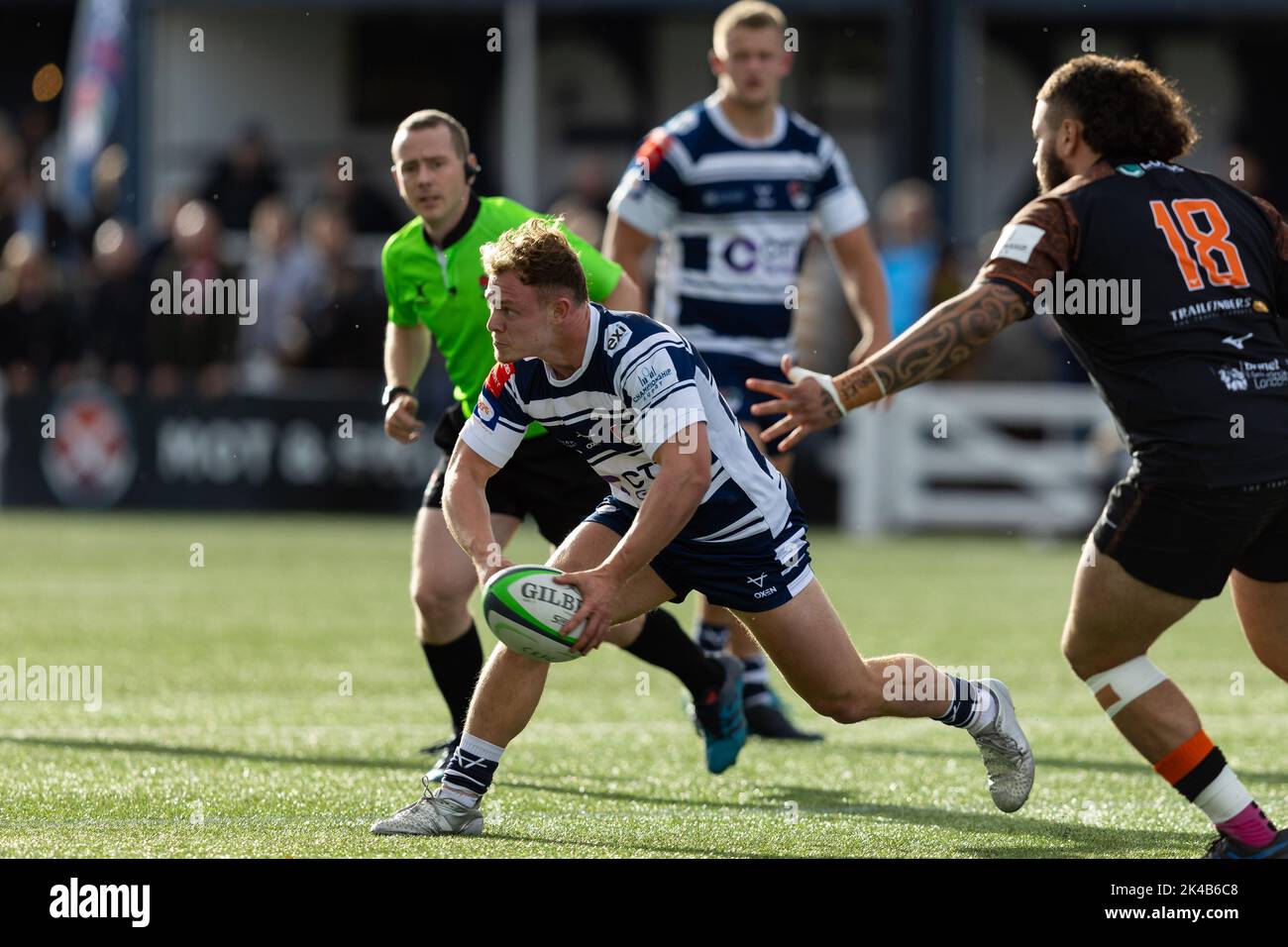 Will Lane of Coventry Rugby during the The Championship match Coventry