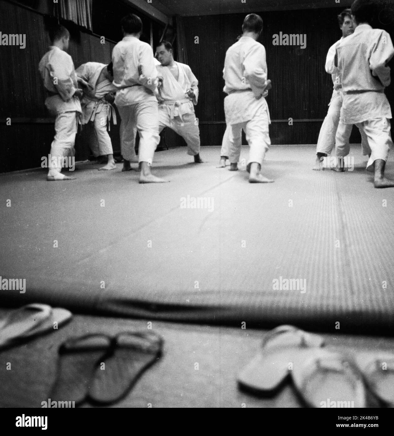 The martial art of karate was taught in this karate school in the Ruhr