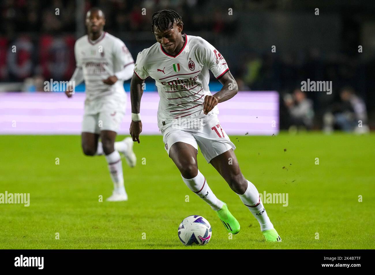 Empoli, Italy. 01st Oct, 2022. Rafael Leao of AC Milan in action during the Serie A football match between Empoli FC and AC Milan at Carlo Castellani stadium in Empoli (Italy), October 1st, 2022. Photo Paolo Nucci/Insidefoto Credit: Insidefoto di andrea staccioli/Alamy Live News Stock Photo