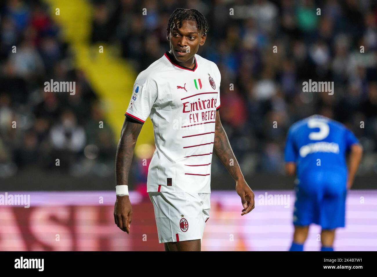 Empoli, Italy. 01st Oct, 2022. Rafael Leao of AC Milan looks on during the Serie A football match between Empoli FC and AC Milan at Carlo Castellani stadium in Empoli (Italy), October 1st, 2022. Photo Paolo Nucci/Insidefoto Credit: Insidefoto di andrea staccioli/Alamy Live News Stock Photo