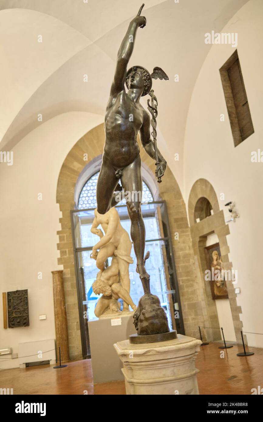 Flying Mercury by Giambologna in the Bargello Museum Florence Italy ...