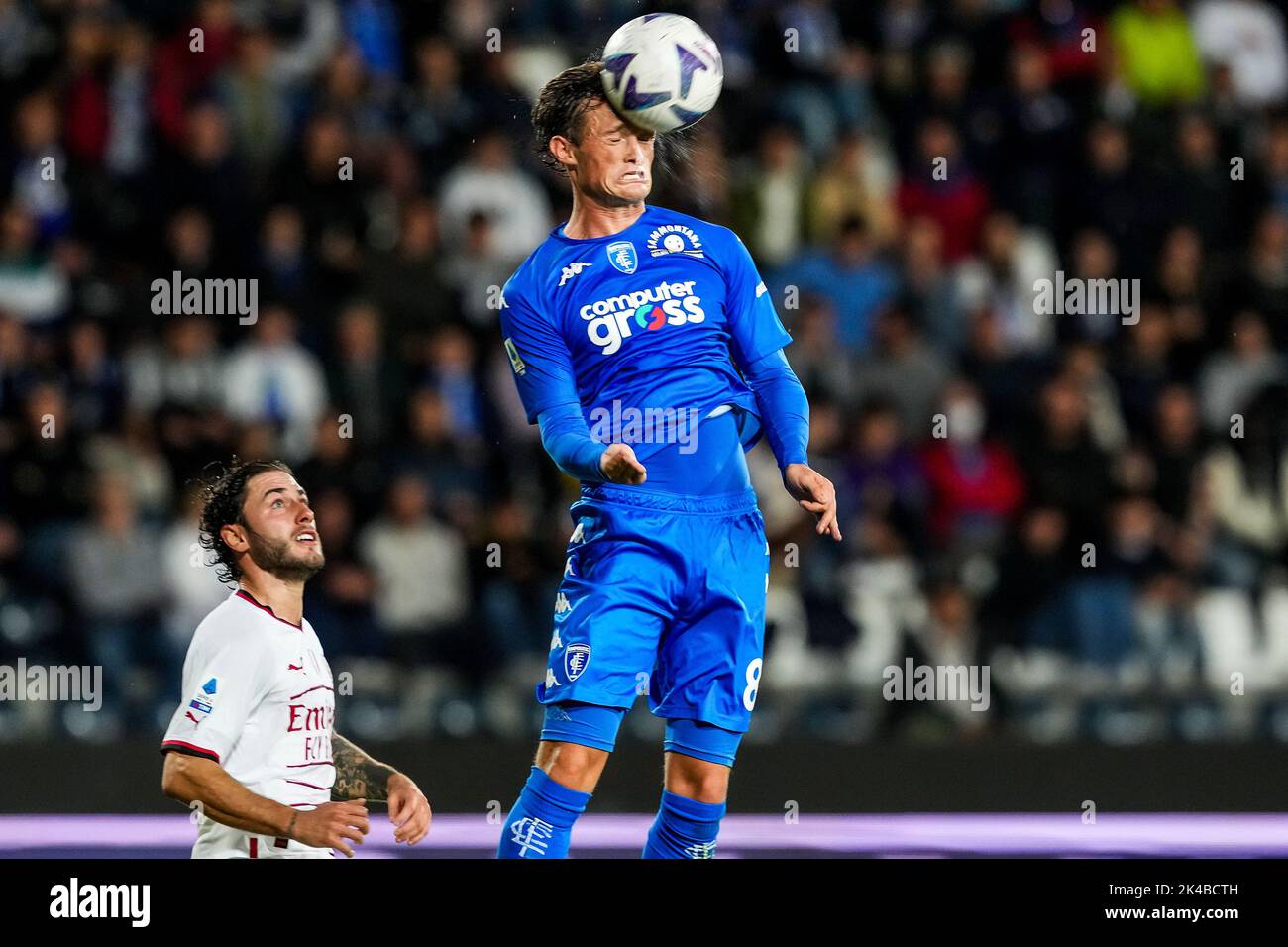 Empoli, Italy. 01st Oct, 2022. Liam Henderson of Empoli FC in action during the Serie A football match between Empoli FC and AC Milan at Carlo Castellani stadium in Empoli (Italy), October 1st, 2022. Photo Paolo Nucci/Insidefoto Credit: Insidefoto di andrea staccioli/Alamy Live News Stock Photo