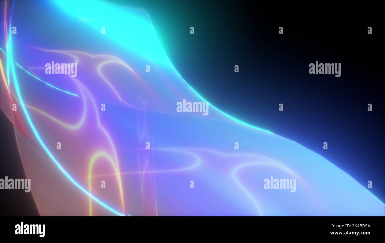Glossy neon. Computer generated 3d render Stock Photo - Alamy