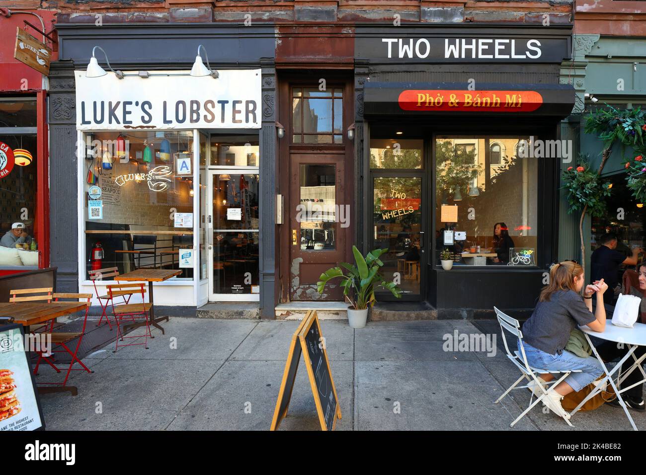 Luke's Lobster, Two Wheels, 426 Amsterdam Ave, New York, NYC storefront