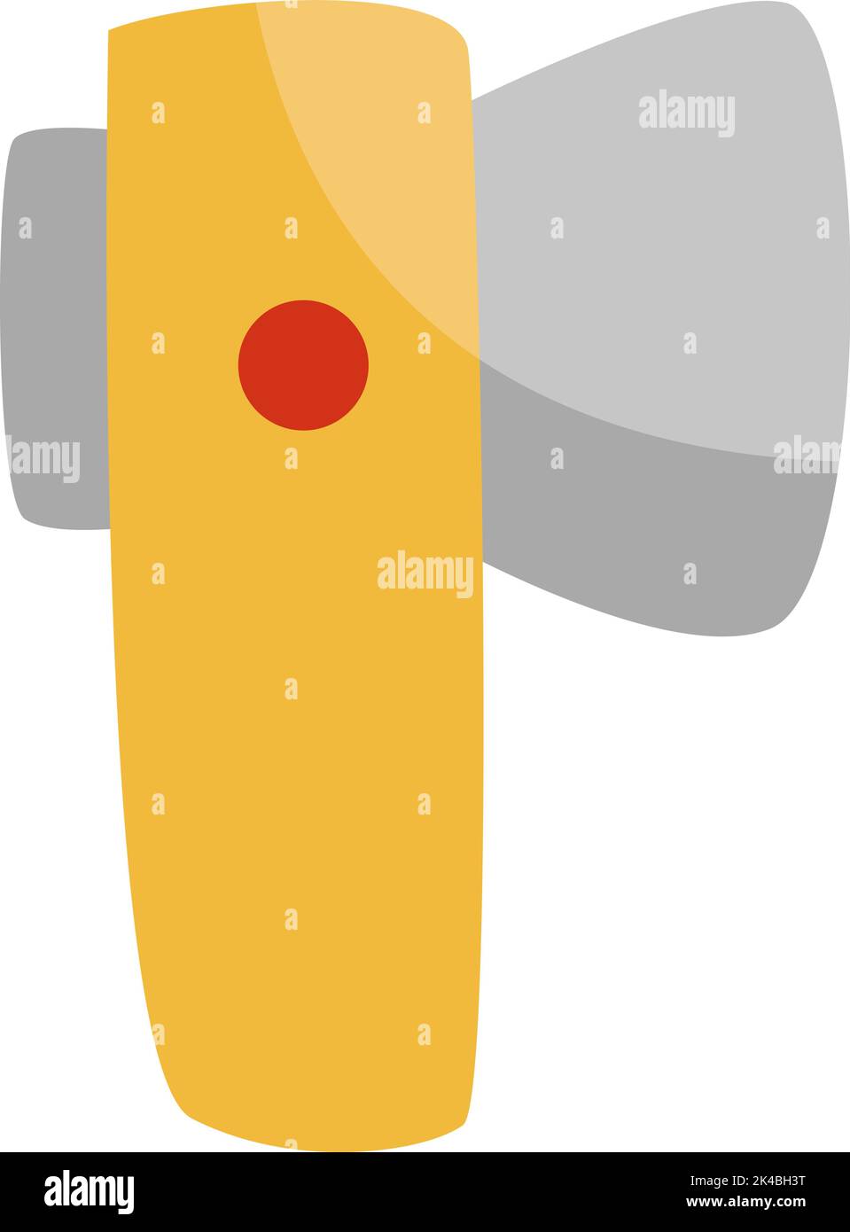 Camping axe, illustration, vector on white background. Stock Vector