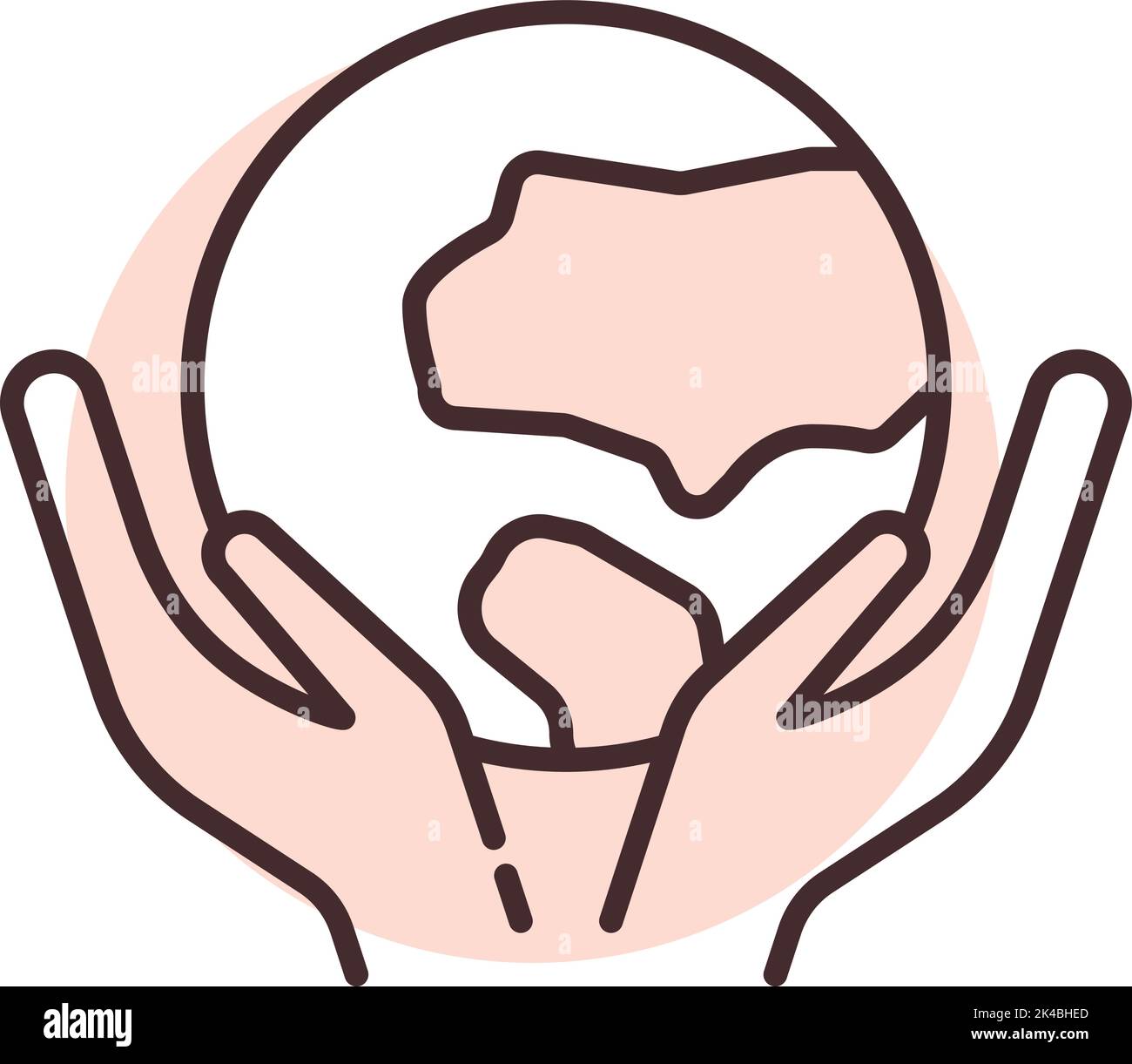 Save the world vector vectors Cut Out Stock Images & Pictures - Alamy