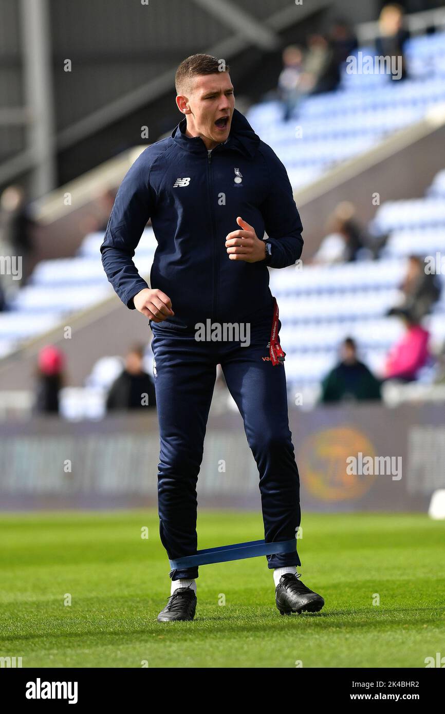 Oldham, UK. 1st October 2022during the Vanarama National League match between Oldham Athletic and Wrexham at Boundary Park, Oldham on Saturday 1st October 2022. Credit: MI News & Sport /Alamy Live News Stock Photo