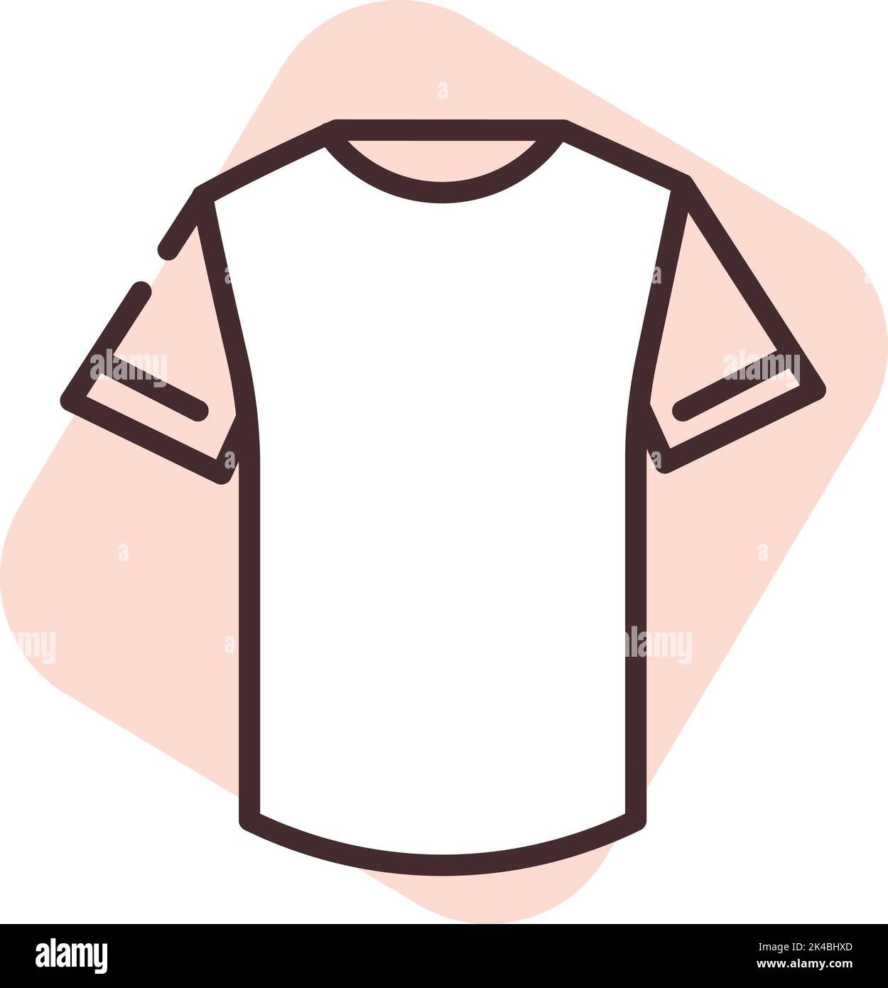 Clothing mens tshirt, illustration, vector on white background Stock