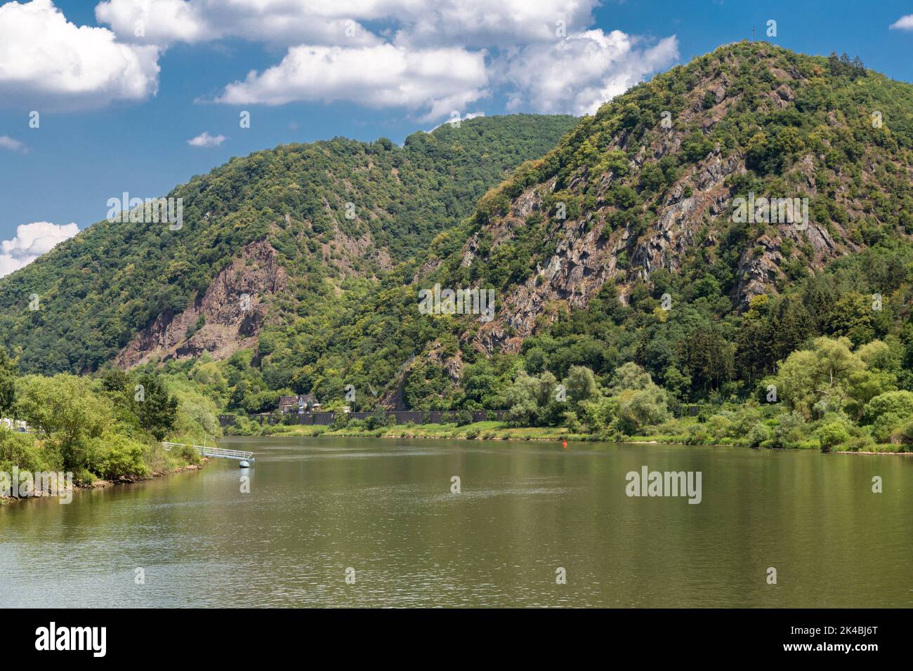Germany.  Moselle River near Müden. Stock Photo