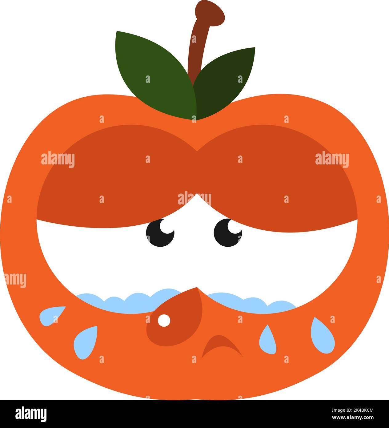 Kawaii apple fruit icon hi-res stock photography and images - Alamy