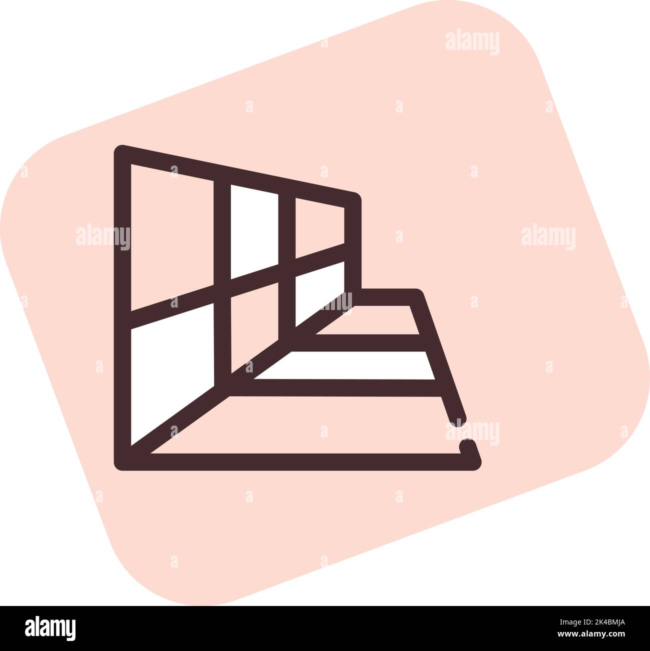 Graphic design perspective, illustration, vector on white background ...