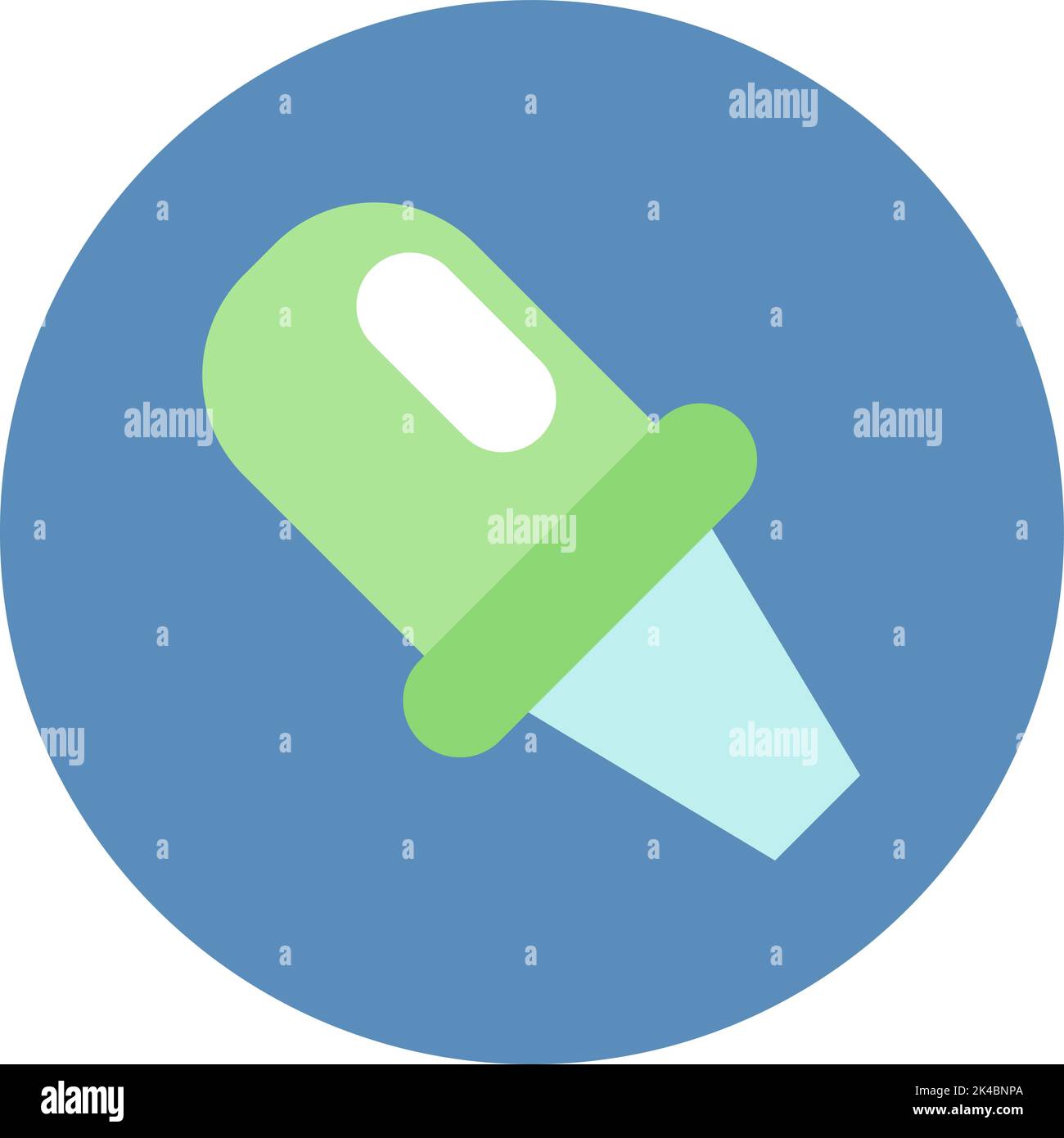 Laboratory eyedropper, illustration, vector on white background Stock Vector Image & Art Alamy