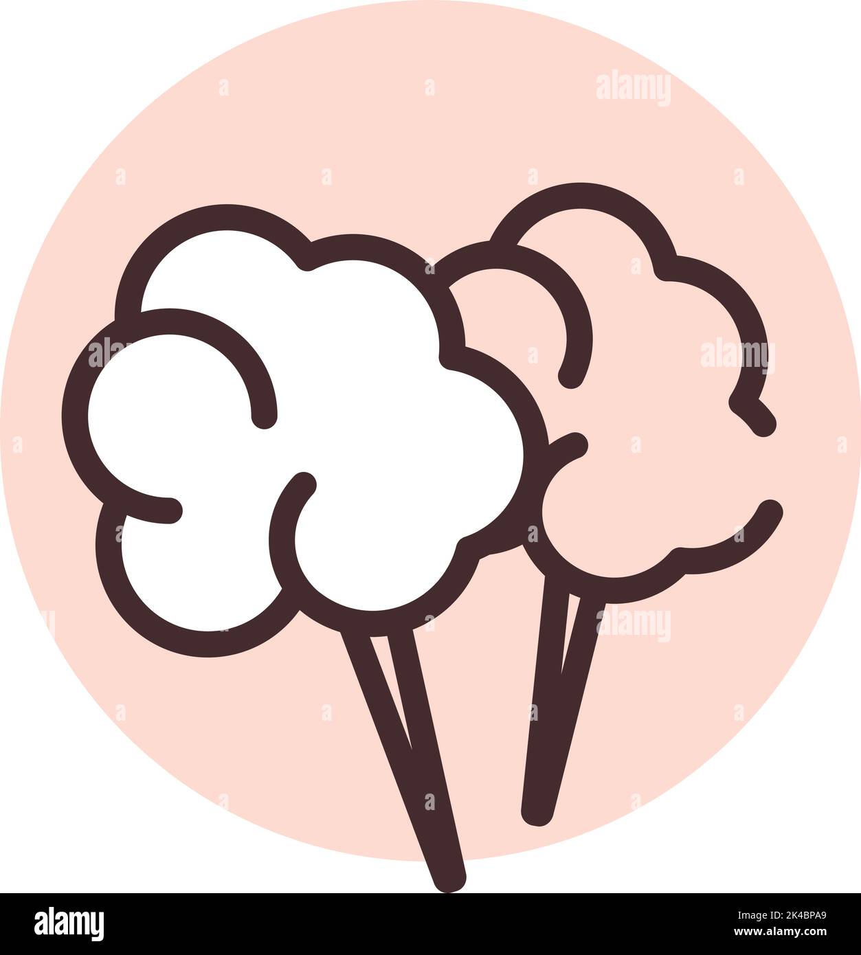 Park cotton candy , illustration, vector on white background Stock ...