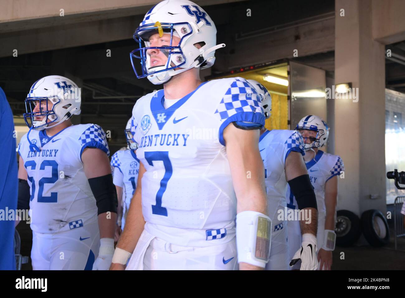 Oxford, MS, USA. 01st Oct, 2022. Kentucky Wildcats quarterback Will