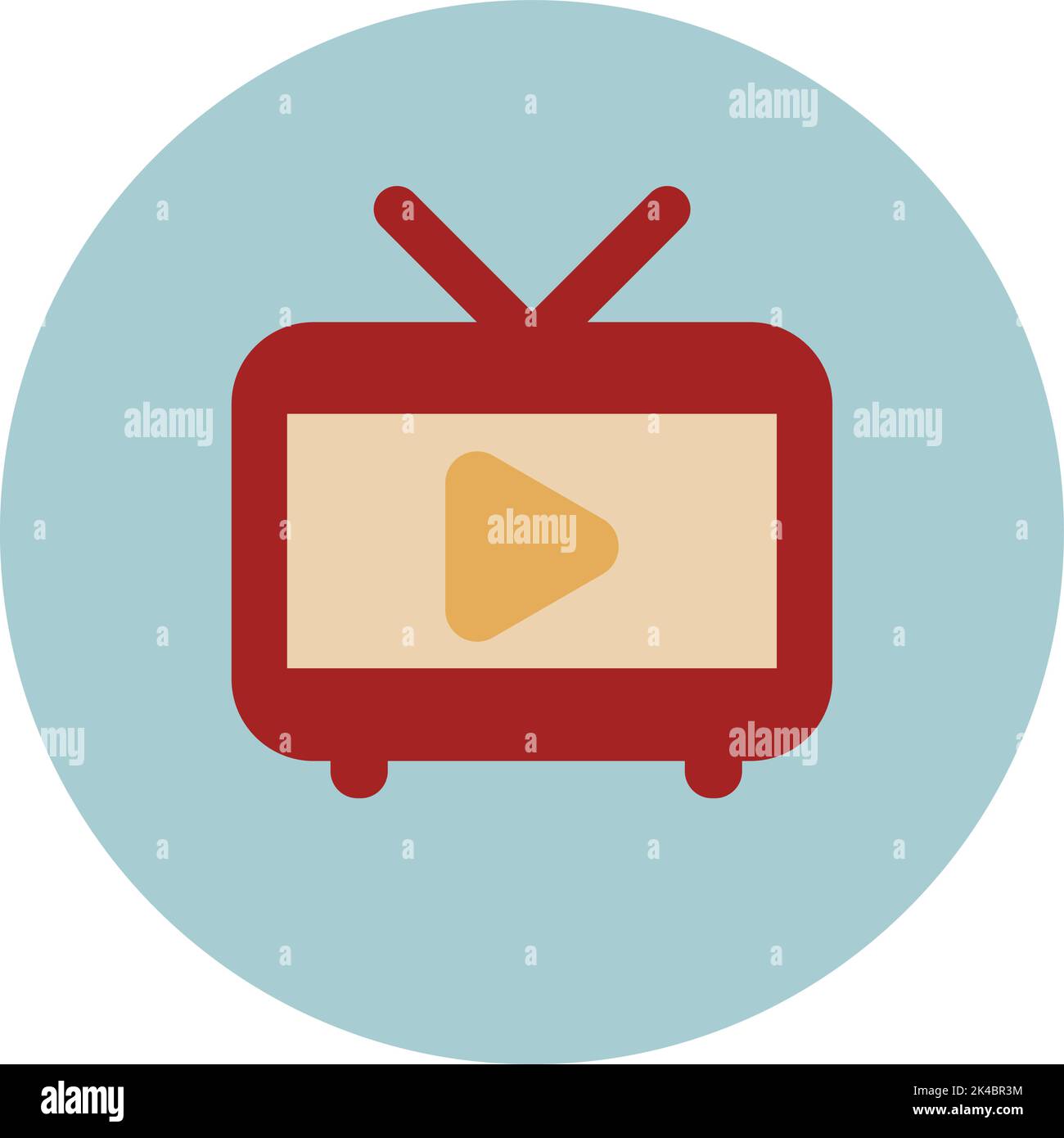 Movie tv, illustration, vector on white background Stock Vector Image ...