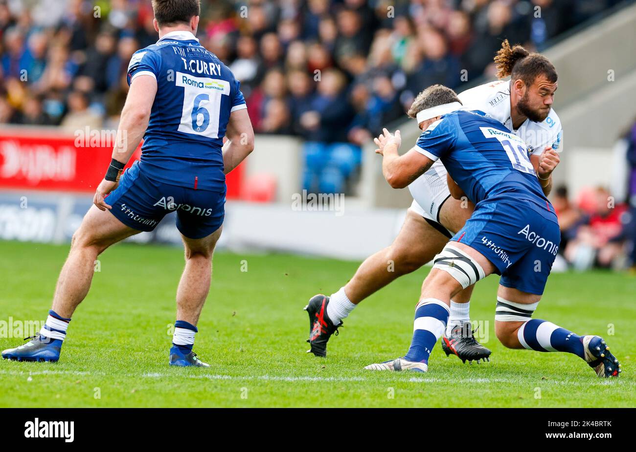 Sale, UK. 1st October 2022 ; AJ Bell Stadium, Sale, England; Gallagher