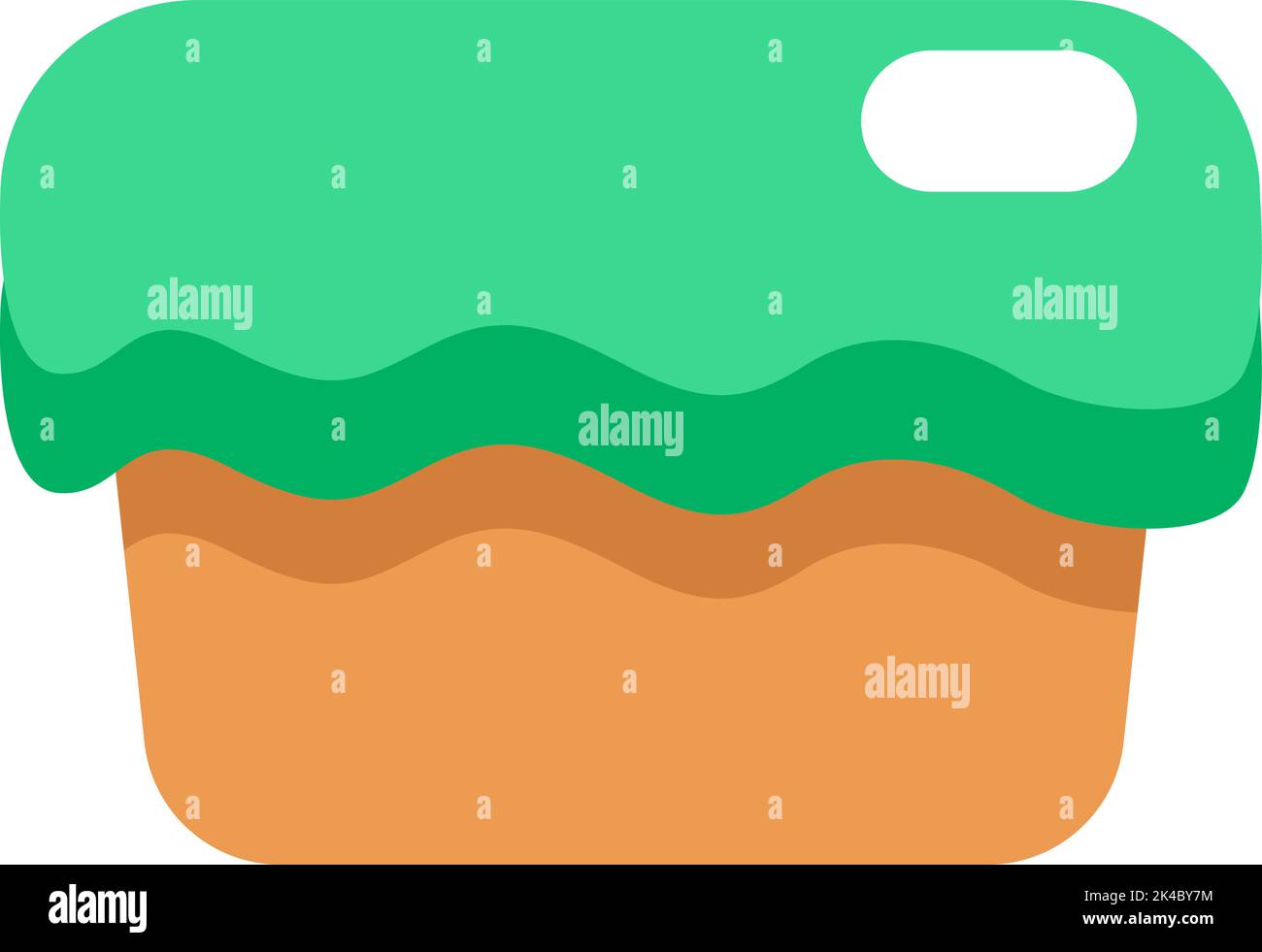 Sweet white icing sugar Stock Vector Images Alamy