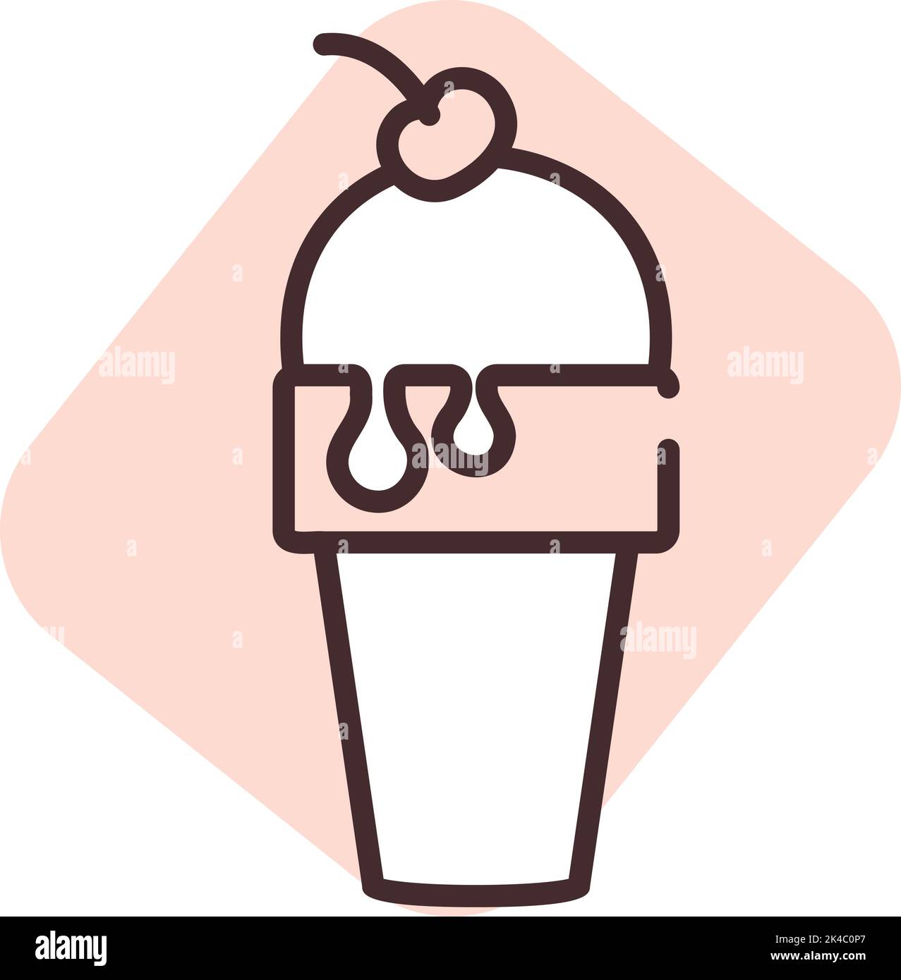 Customer ice cream Stock Vector Images - Alamy
