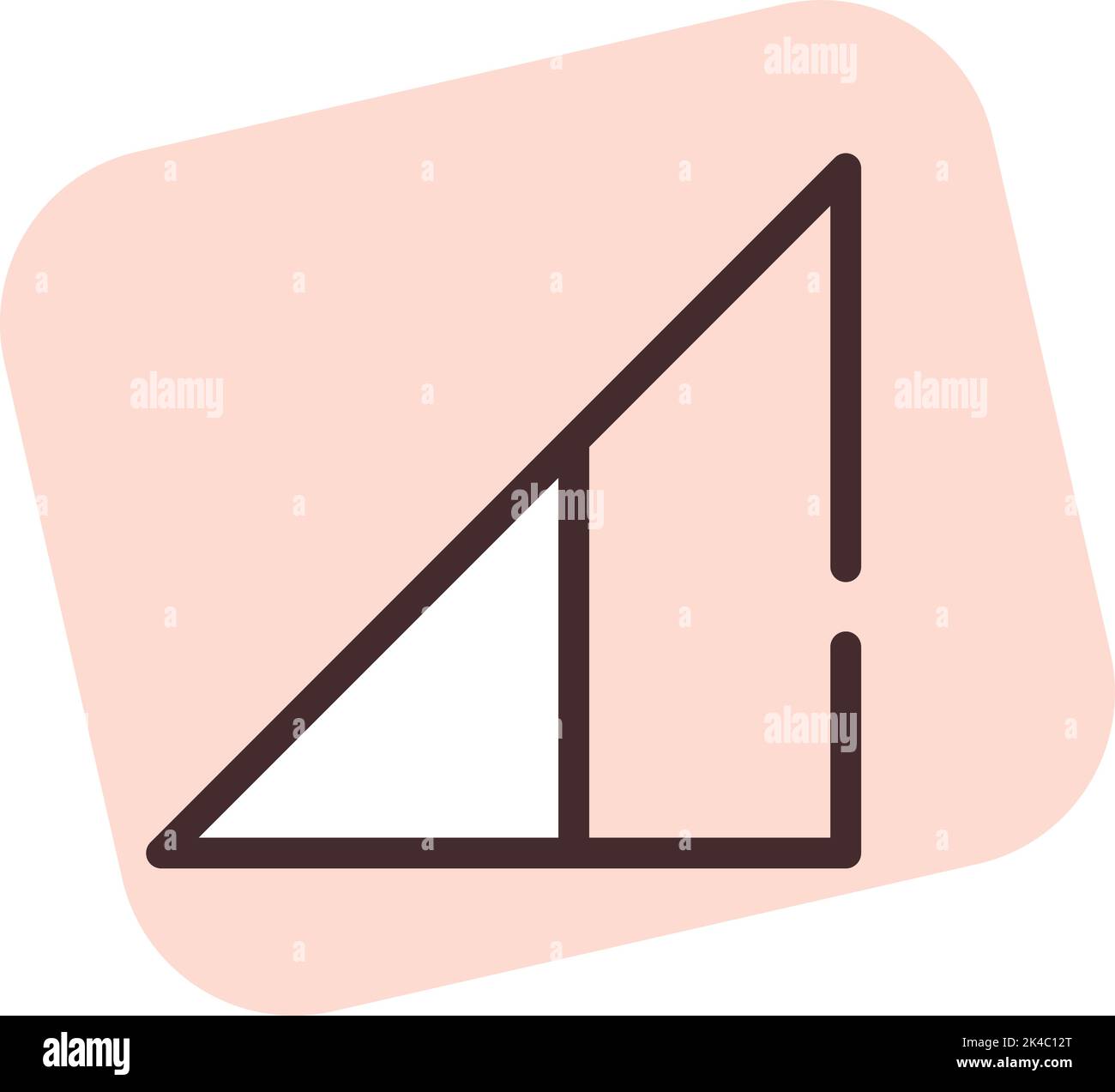 Ui reception, illustration, vector on white background. Stock Vector