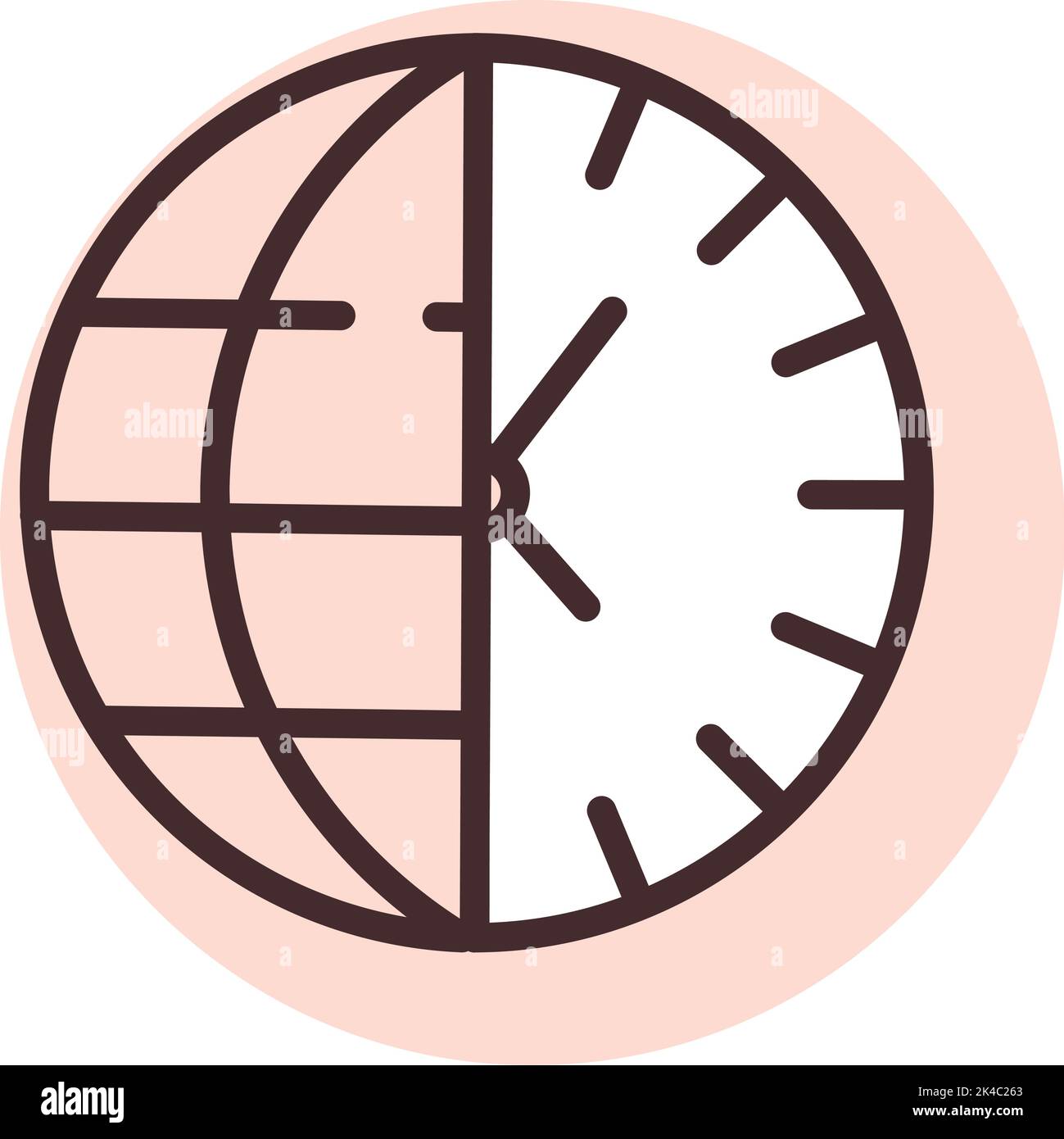 World clock time, illustration, vector on white background Stock Vector Image & Art Alamy