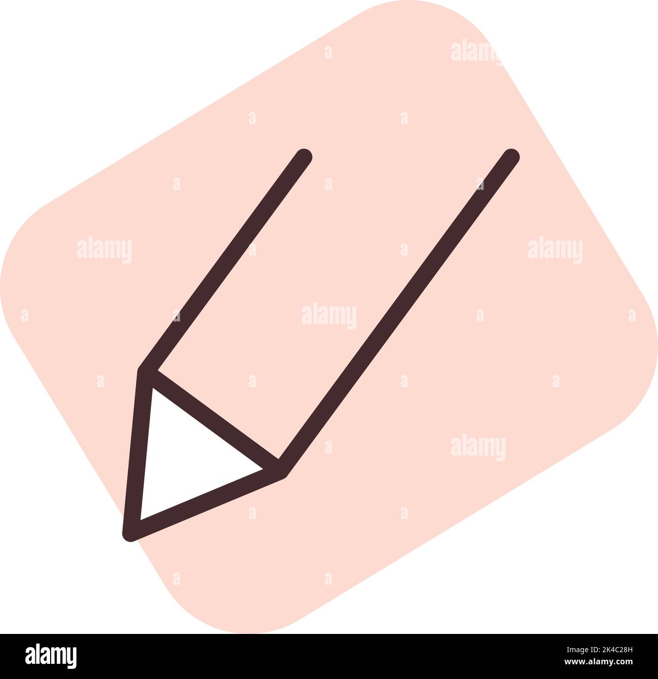 UI stylus, illustration, vector on white background. Stock Vector