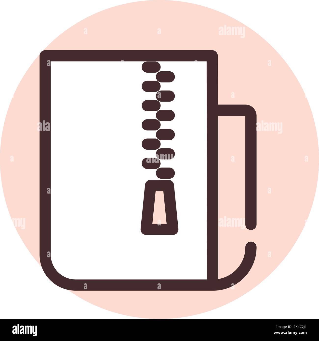 File zip icon simple Cut Out Stock Images & Pictures - Alamy